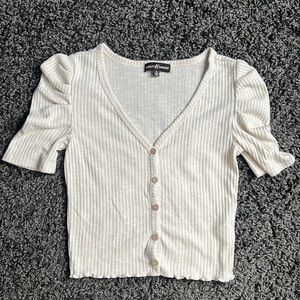 Almost Famous V-Neck  Crop Top